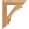 Ekena Millwork Merced Traditional Rough Sawn Bracket, Western Red Cedar, 4"W x 22"D x 26"H BKT04X22X26MRC01RWR - alternate 4